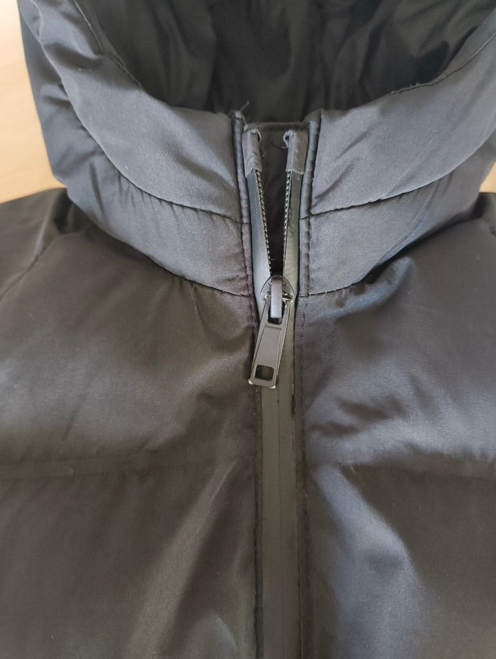 Zara Çocuk Siyah Kapüşonlu Şişme Mont - Görsel 5