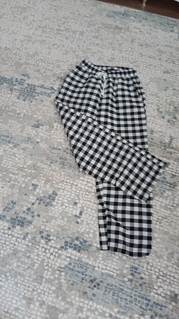 xl Beden Kareli pijama