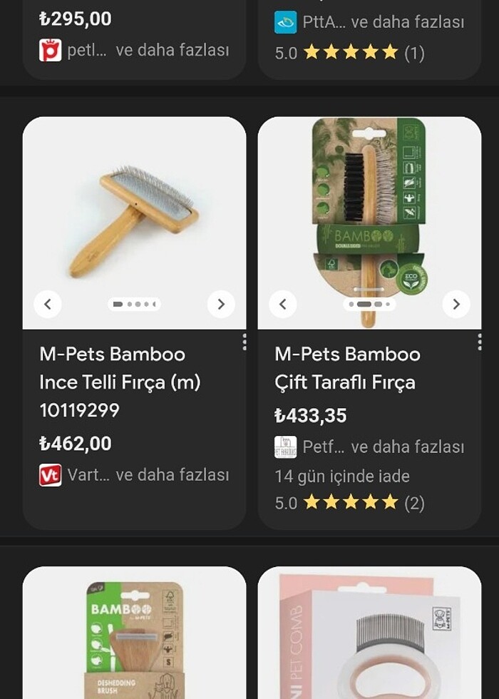 M-petw bambu ince telli fırça (L) - Görsel 2