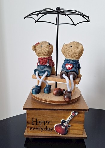 Renkli Ayıcık Figürlü Müzikli Dekor - Görsel 2