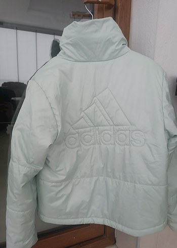 Gri Kısa Fermuarlı Kadın Kışlık Mont - Görsel 2