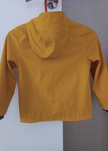 Erkek Çocuk Sarı Fermuarlı Yağmurluk - Görsel 3