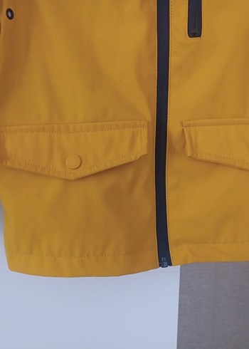 Erkek Çocuk Sarı Fermuarlı Yağmurluk - Görsel 6