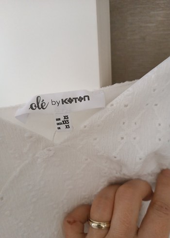 Beyaz Dantel Detaylı Kolsuz Mini Elbise - Görsel 5