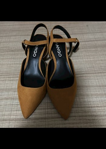 Süet Tokalı Stiletto Kadın Ayakkabı - Görsel 3