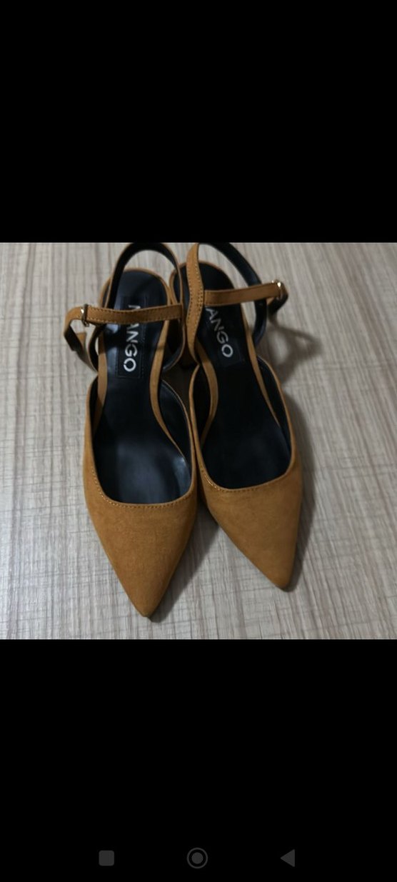 Süet Tokalı Stiletto Kadın Ayakkabı - Görsel 5