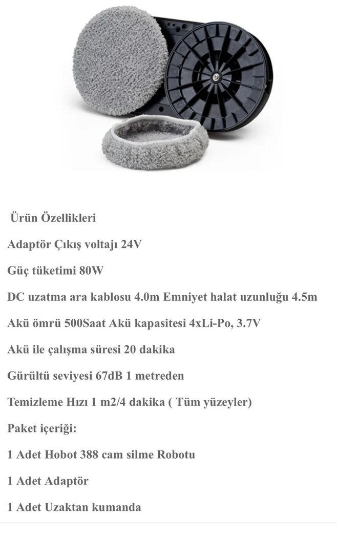 Cam Silme Robotu hobot - Görsel 4