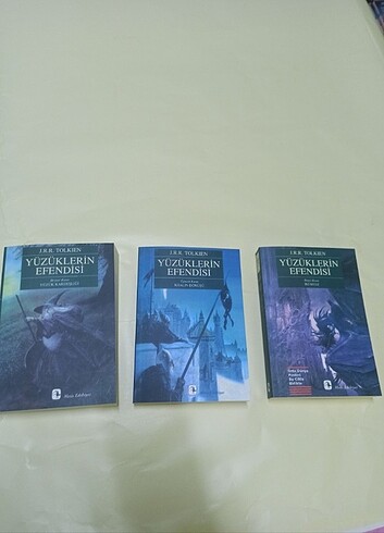 Yüzüklerin efendisi set 3 kitap 