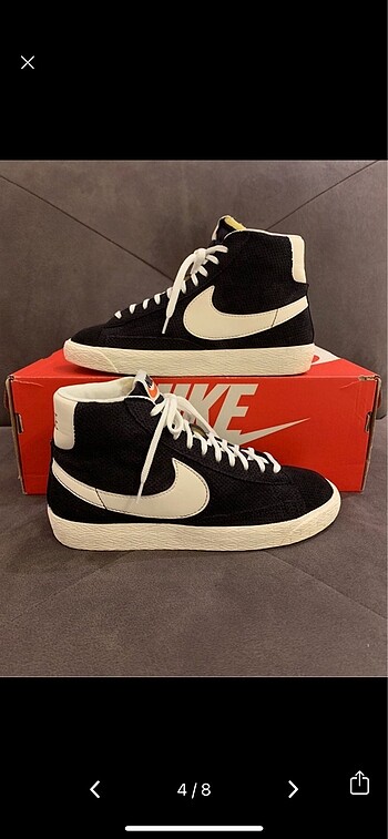 36,5 Beden siyah Renk Nike Blazer Süet