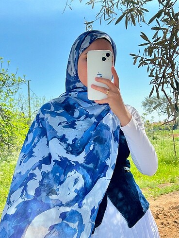 Diğer Bambu desenli şal