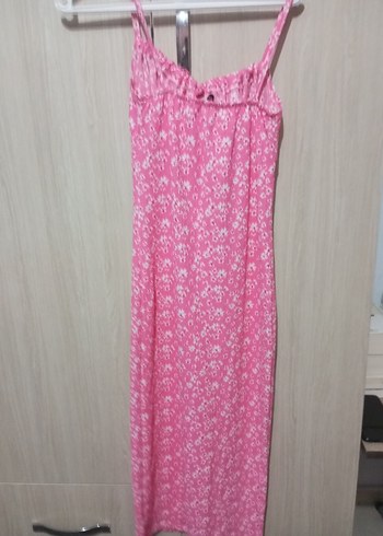 36 Beden pembe Renk Pembe Bohem Uzun Elbise