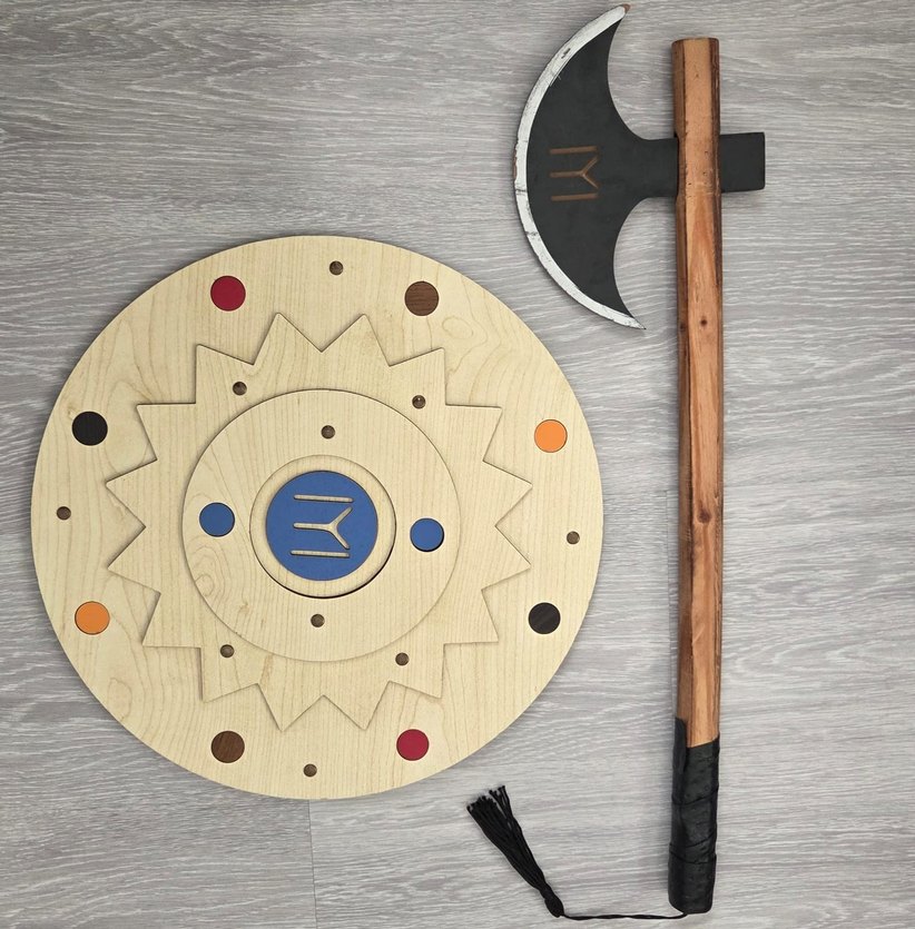 Kayı Seti - Orijinal El İşçiliği Ahşap - Görsel 3