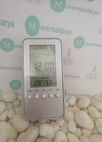 Dijital Saat, alarm, nem ve Termometre