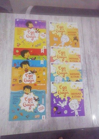 4 set (29 Adet) çocuk zeka beceri etkinlik kitapları