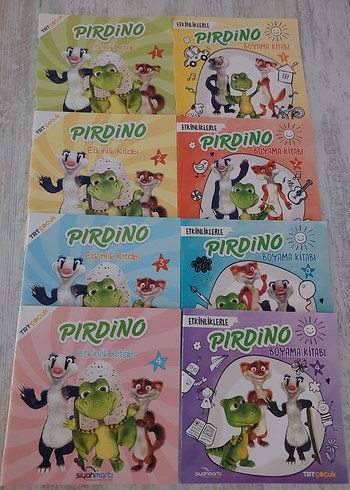 4 set (29 Adet) çocuk zeka beceri etkinlik kitapları
