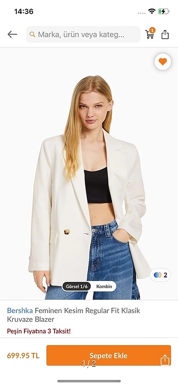 Bershka blazer
