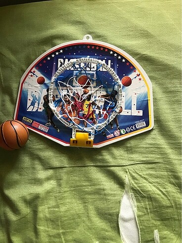  Beden Küçük basketbol potası ve topu