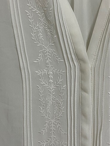 H&M H&M Beyaz Transparan Bluz