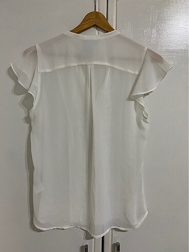 s Beden beyaz Renk H&M Beyaz Transparan Bluz