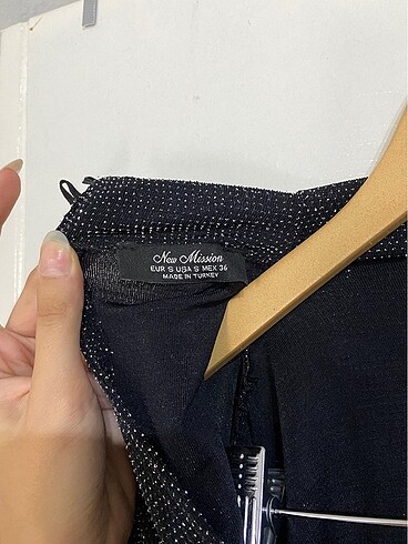 s Beden Parlak Crop Bluz