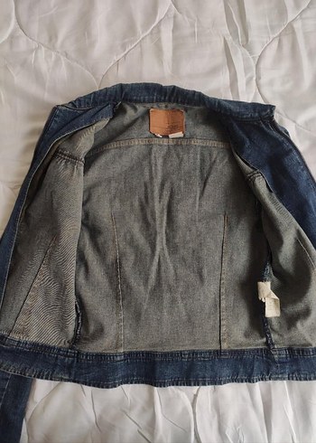 slim fit denim ceket - Görsel 5