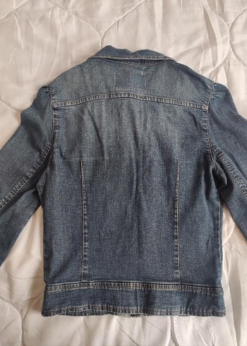 slim fit denim ceket - Görsel 6