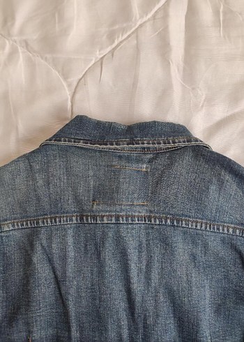 slim fit denim ceket - Görsel 7