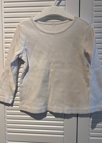 Beyaz Uzun Kollu Çocuk üst - Görsel 2