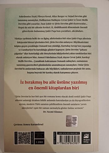 Şakir Paşa Ailesi - Şirin Devrim