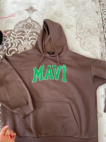 l Beden kahverengi Renk mavi marka sweat