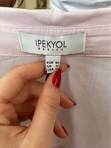 40 Beden pembe Renk İpekyol gömlek
