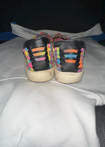 Renkli Bağcıksız Kadın Spor Ayakkabı - Görsel 3