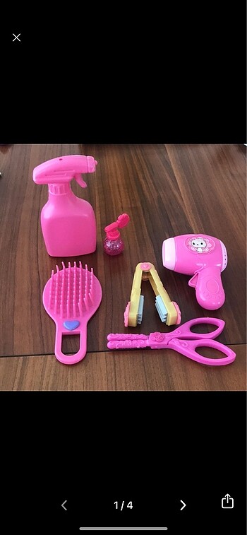  Beden Renk Barbie Kuaför Seti