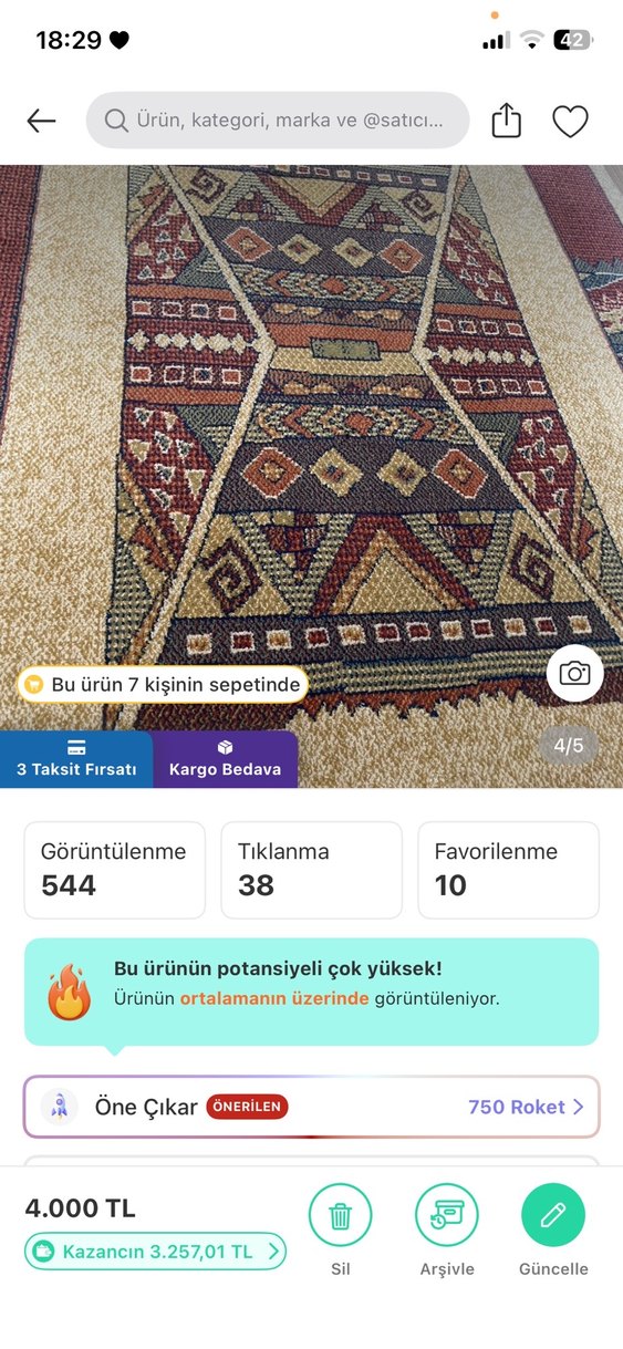 Saray Sembol halı - Görsel 3