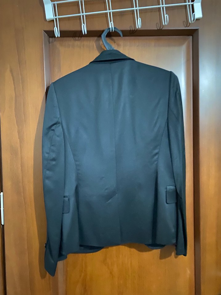 Düğmeli Siyah Kadın Blazer Ceket - Görsel 3