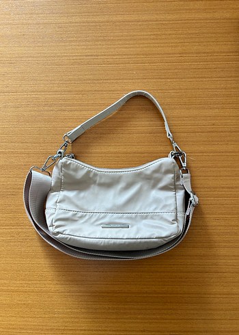 Bej Kadın Fermuarlı Çanta - Görsel 2