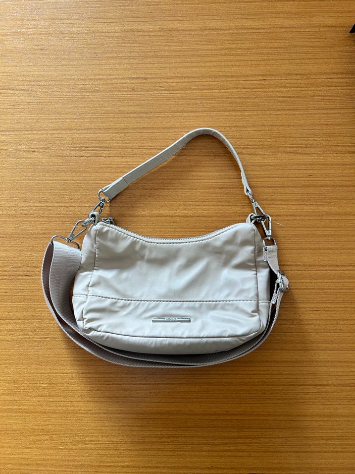 Bej Kadın Fermuarlı Çanta - Görsel 2