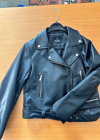 Siyah Deri Ceket - Görsel 3