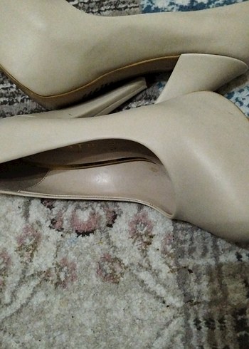 Bej Platform Topuklu - Görsel 5