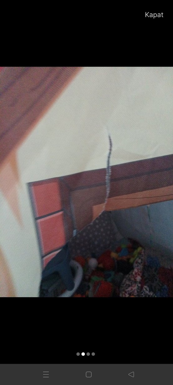 oyun çadırı kapısında yırtık vardır - Görsel 3