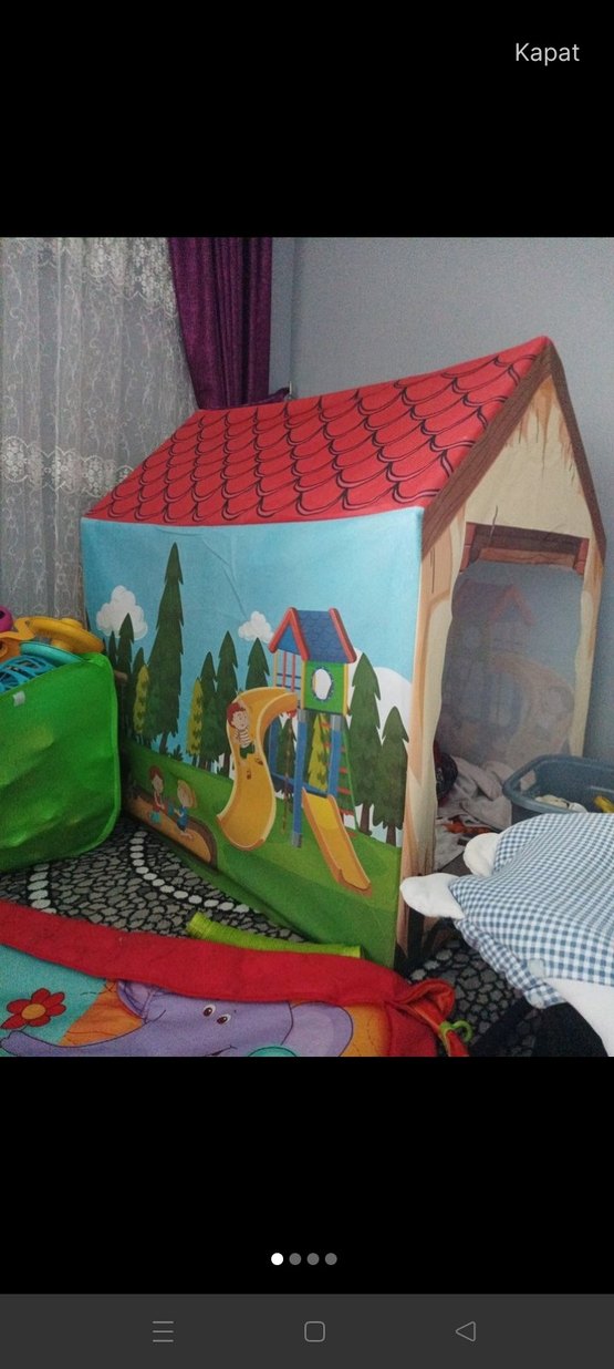 oyun çadırı kapısında yırtık vardır - Görsel 2