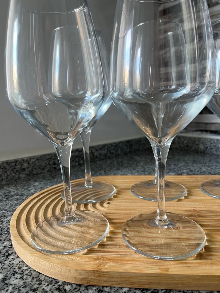 6 Parça Şeffaf Şarap Kadehi Seti - Görsel 4