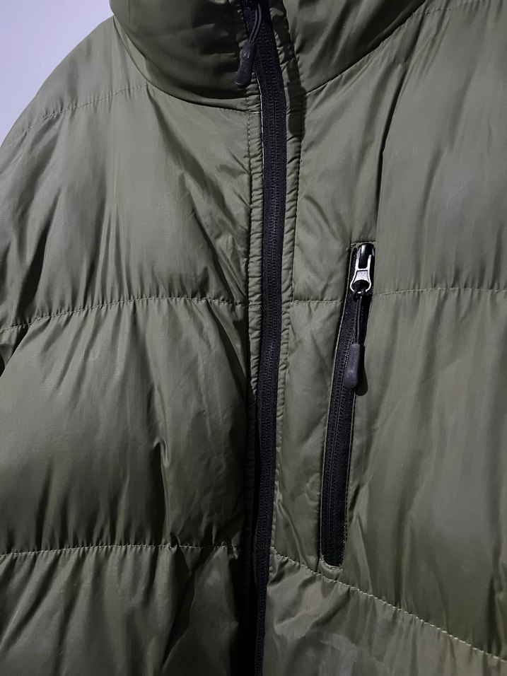 Yeşil Erkek Fermuarlı Midi Mont - Görsel 4