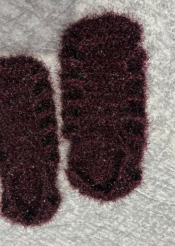 Bordo simli patik - Görsel 2