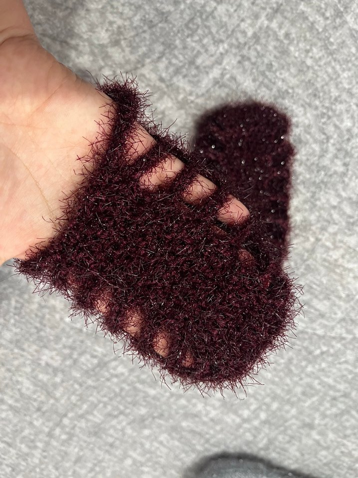 Bordo simli patik - Görsel 4