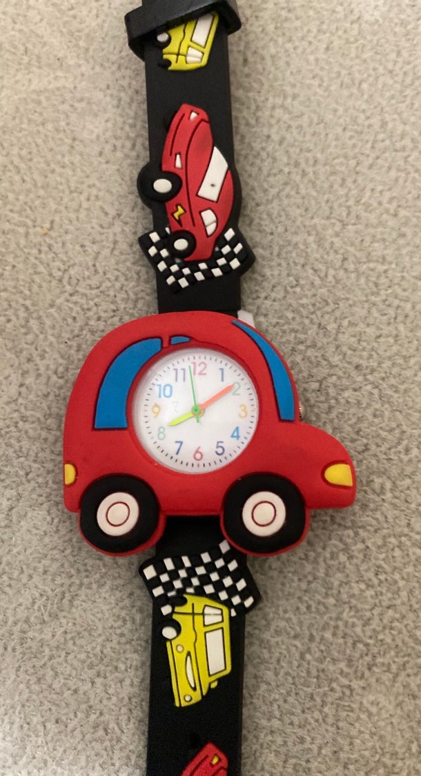 Renkli Baskılı Erkek Çocuk Saat - Görsel 3