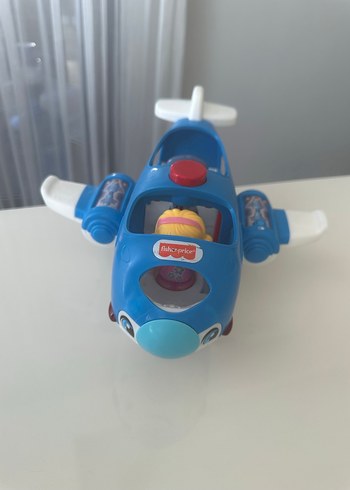 Renkli Fisher-Price Mavi Oyuncak Uçak
