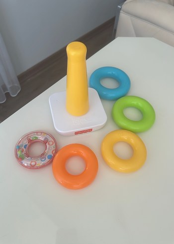 Beden Fisher-Price Renkli Halkalı Eğitim Oyuncağı