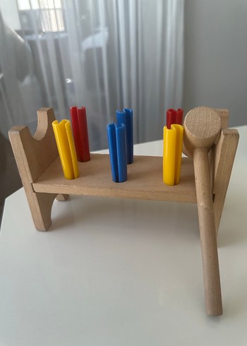 Diğer Renkli Ahşap Eğitici Oyuncak
