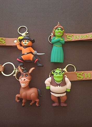 SHREK ve arkadaşları lüx boy anahtarlık